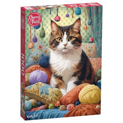 CherryPazzi - Knitty Cat - 1000 Pcs Puzzle Age: +14 - CRP31131