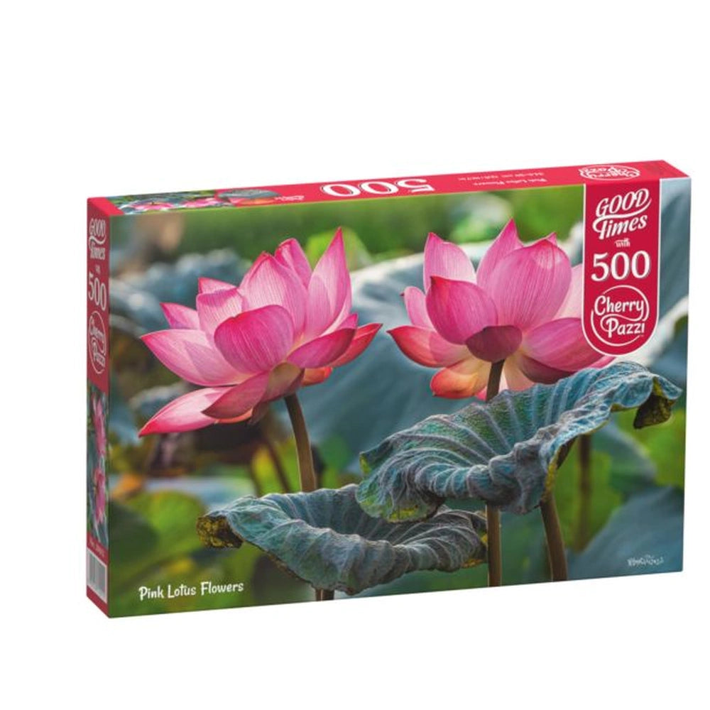 CherryPazzi - Pink Lotus Flowers - 500 Pcs Puzzle Age: +12 - CRP20012