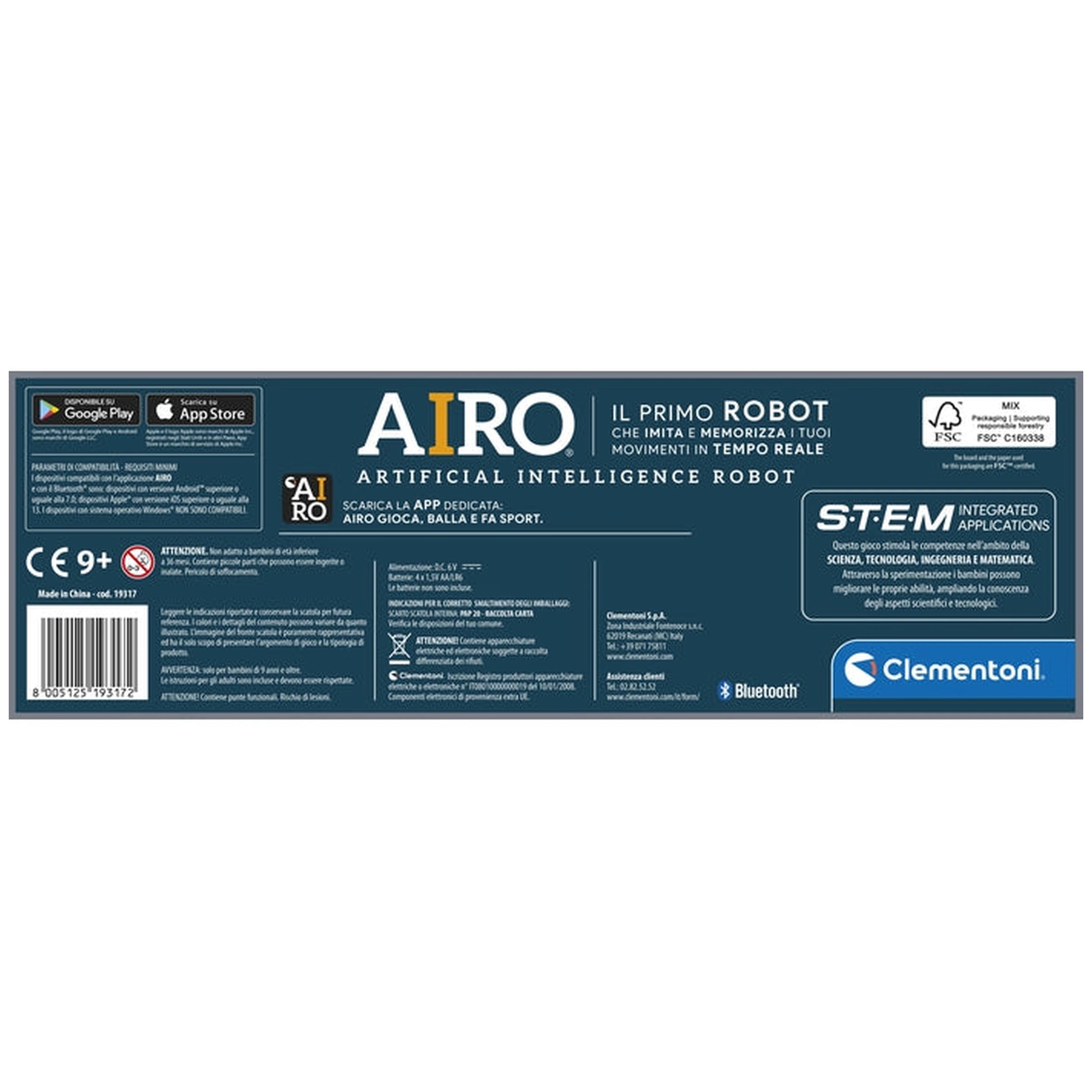 Clementoni - AIRO-STEM-Jouets Robotiques