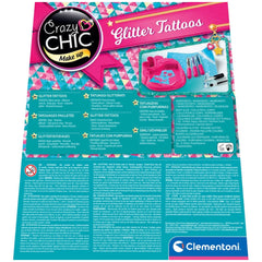 Clementoni Crazy Chic - Maquillage Tatouage Pailleté