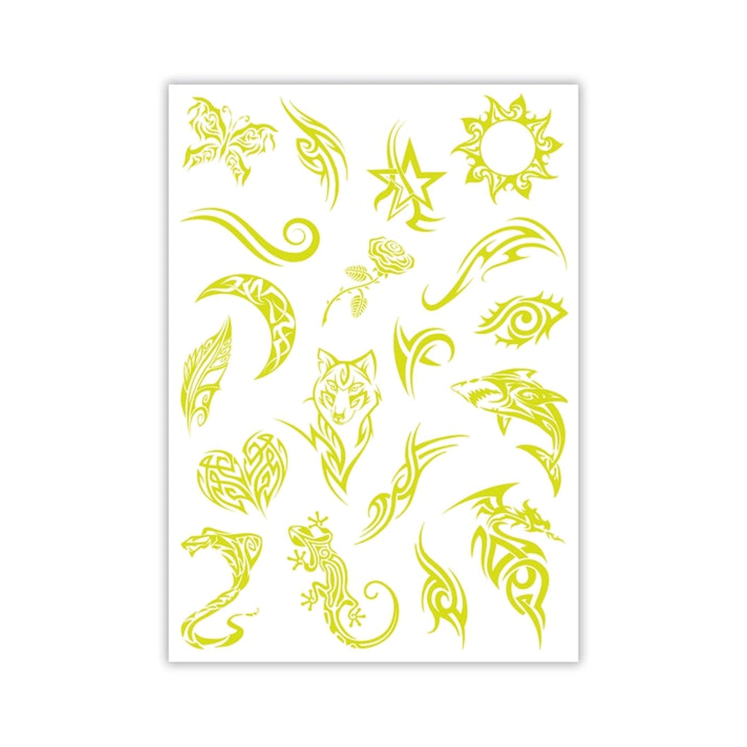 Clementoni Crazy Chic  - Glow In The Dark Tattoo Makeup