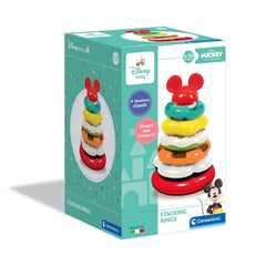 Clementoni Disney Baby - Anneaux de tri et d'empilage Baby Mickey