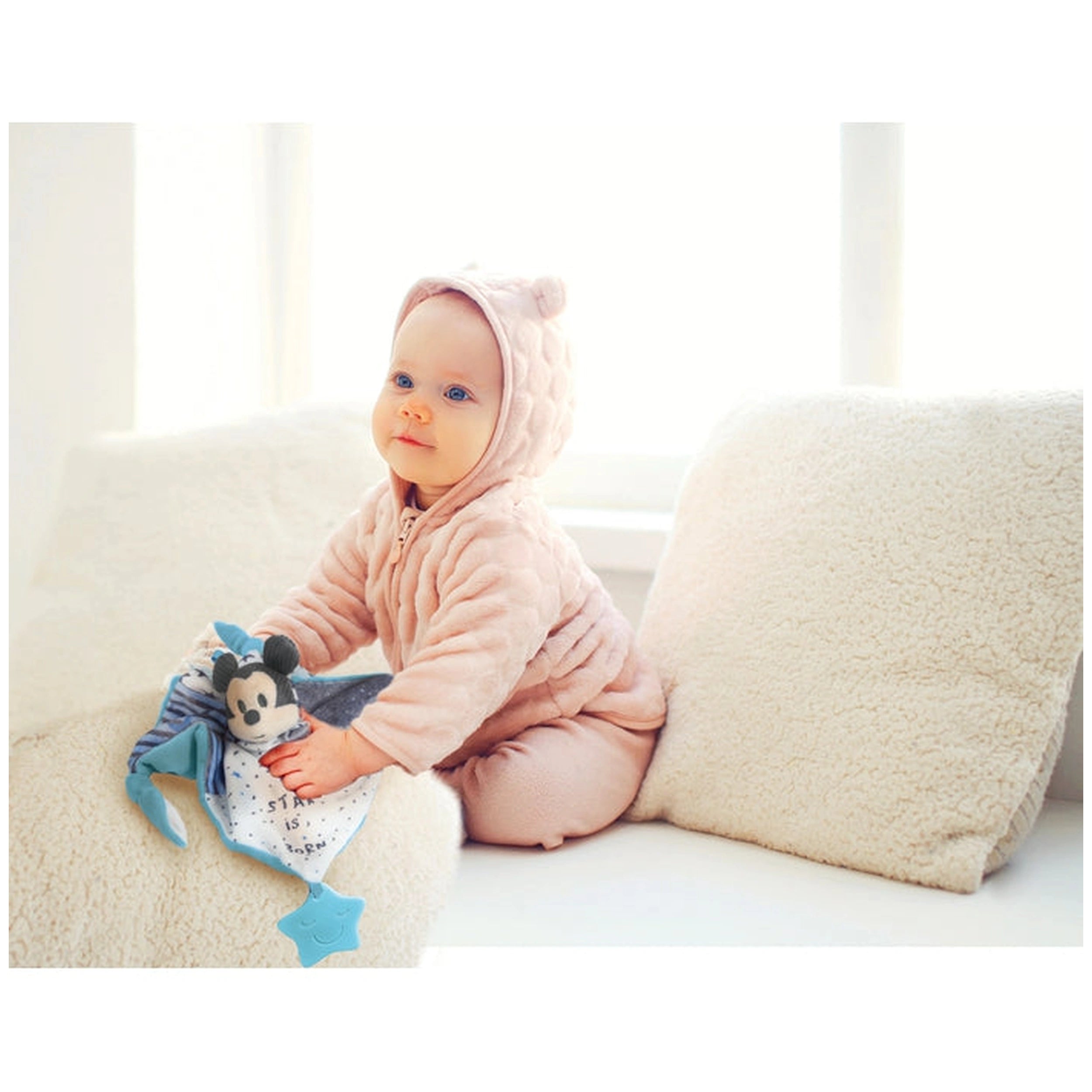 Clementoni Disney Baby - Couverture Doudou Baby Mickey