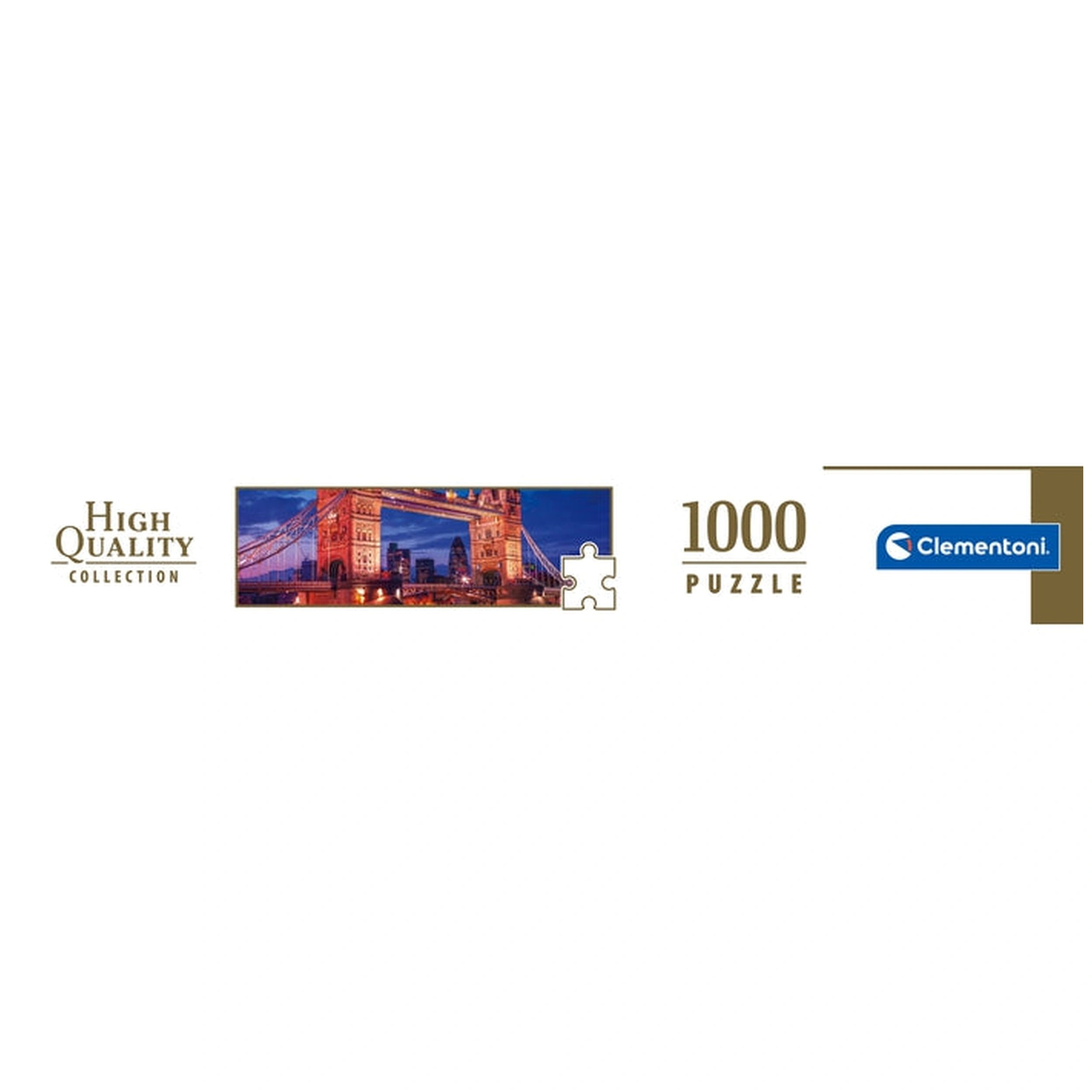 Clementoni Collection de Haute Qualité - Puzzle de 1000 Pcs Tower Bridge