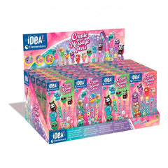 Clementoni Idea - Create Your Own Message Pens Assortment DIY Craft Kit for Ages 6 Years+ - Customisable Stationery Stationery Set with Fun Accessories for Kids