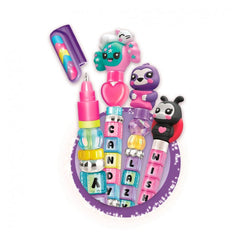 Clementoni Idea - Create Your Own Message Pens Assortment DIY Craft Kit for Ages 6 Years+ - Customisable Stationery Stationery Set with Fun Accessories for Kids