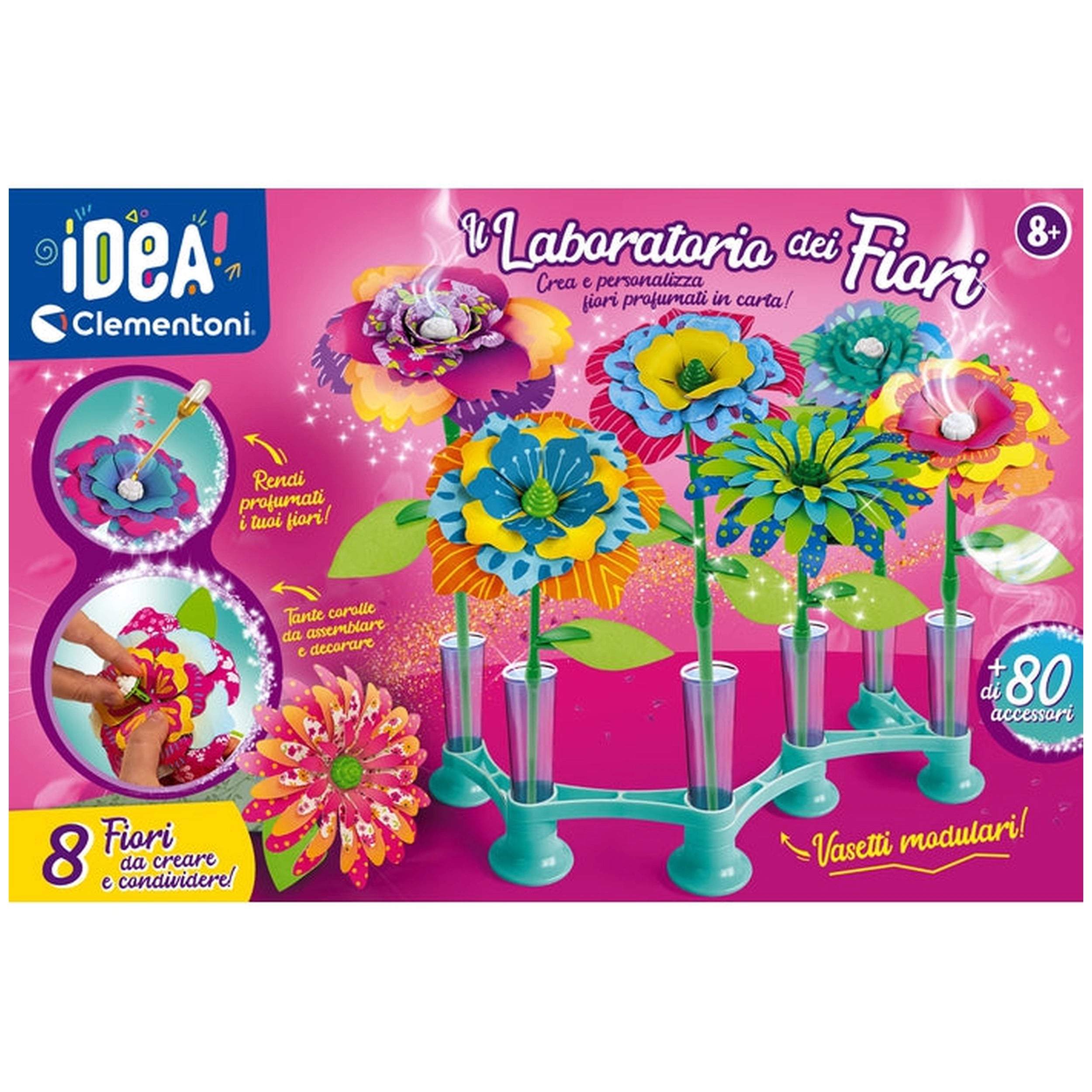 Clementoni Idea - The Flowers Lab Arts & Crafts