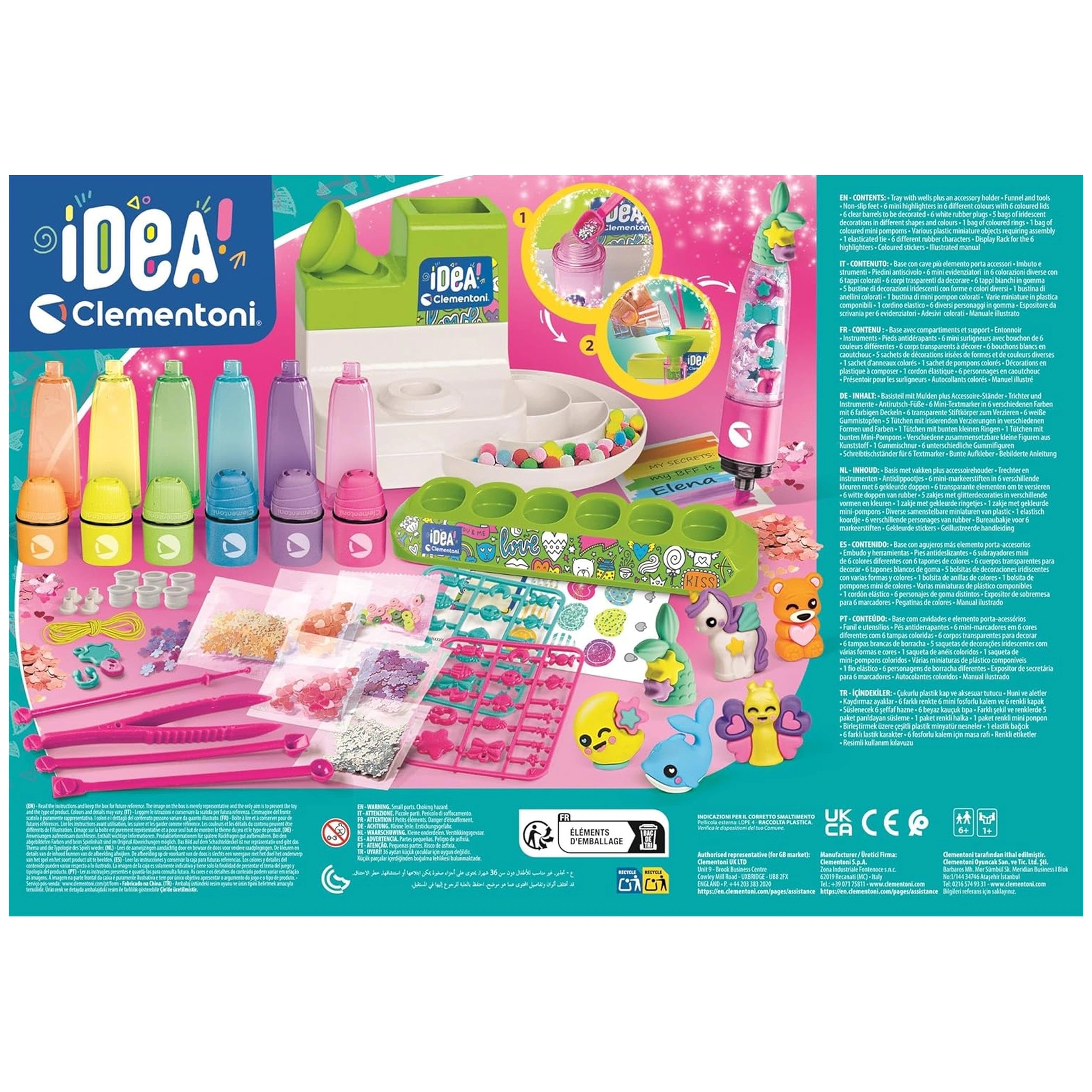 Clementoni Idea - Le Laboratoire des Surligneurs Arts et Loisirs Créatifs