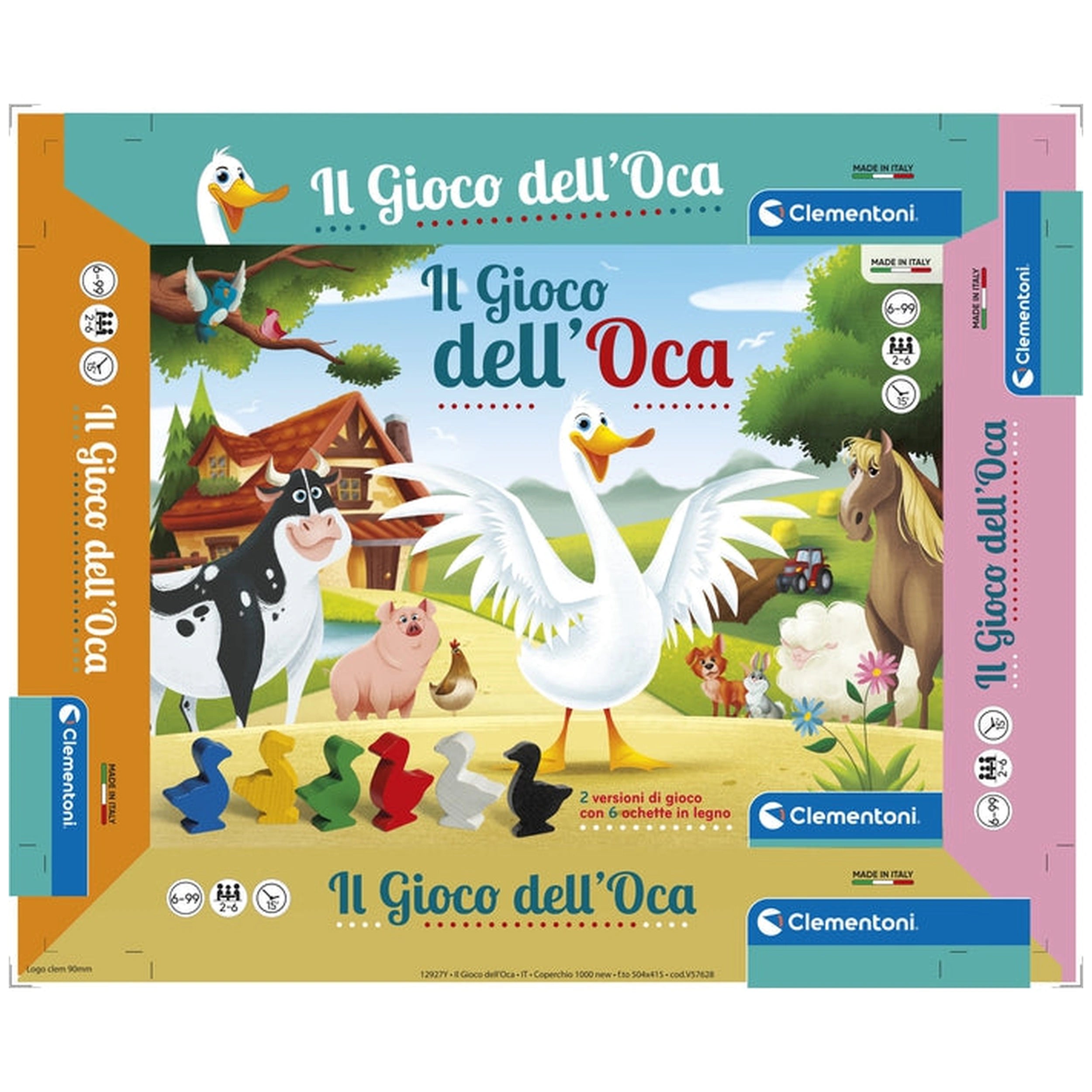 Clementoni - Jeu de l'Oie - Édition italienne