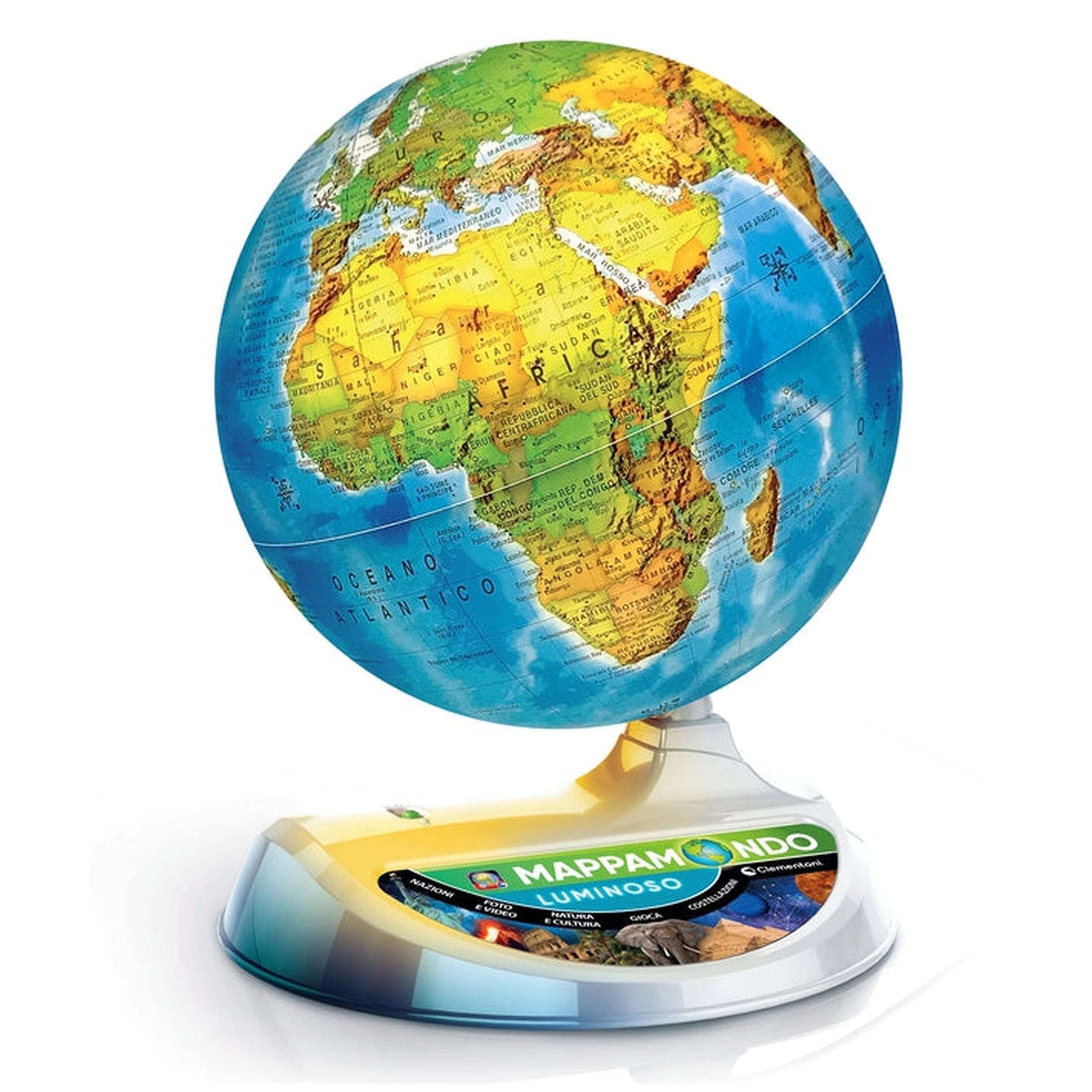 Clementoni - Mappamondo Luminoso Educational Toys - Italian Edition