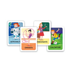 Clementoni - Mimo Mestieri Jeux de Cartes - Édition Italienne