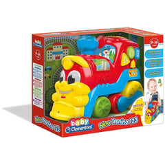 Baby Clementoni - Nino Trenino 123 Jouets d'Activité pour Bébé - Édition Italienne