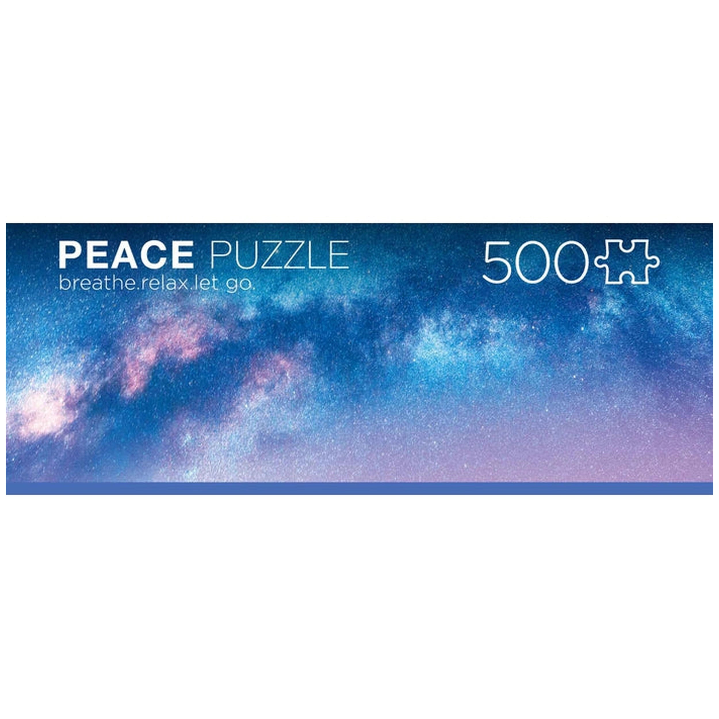 Clementoni Paix - Puzzles 500 pièces bleu clair