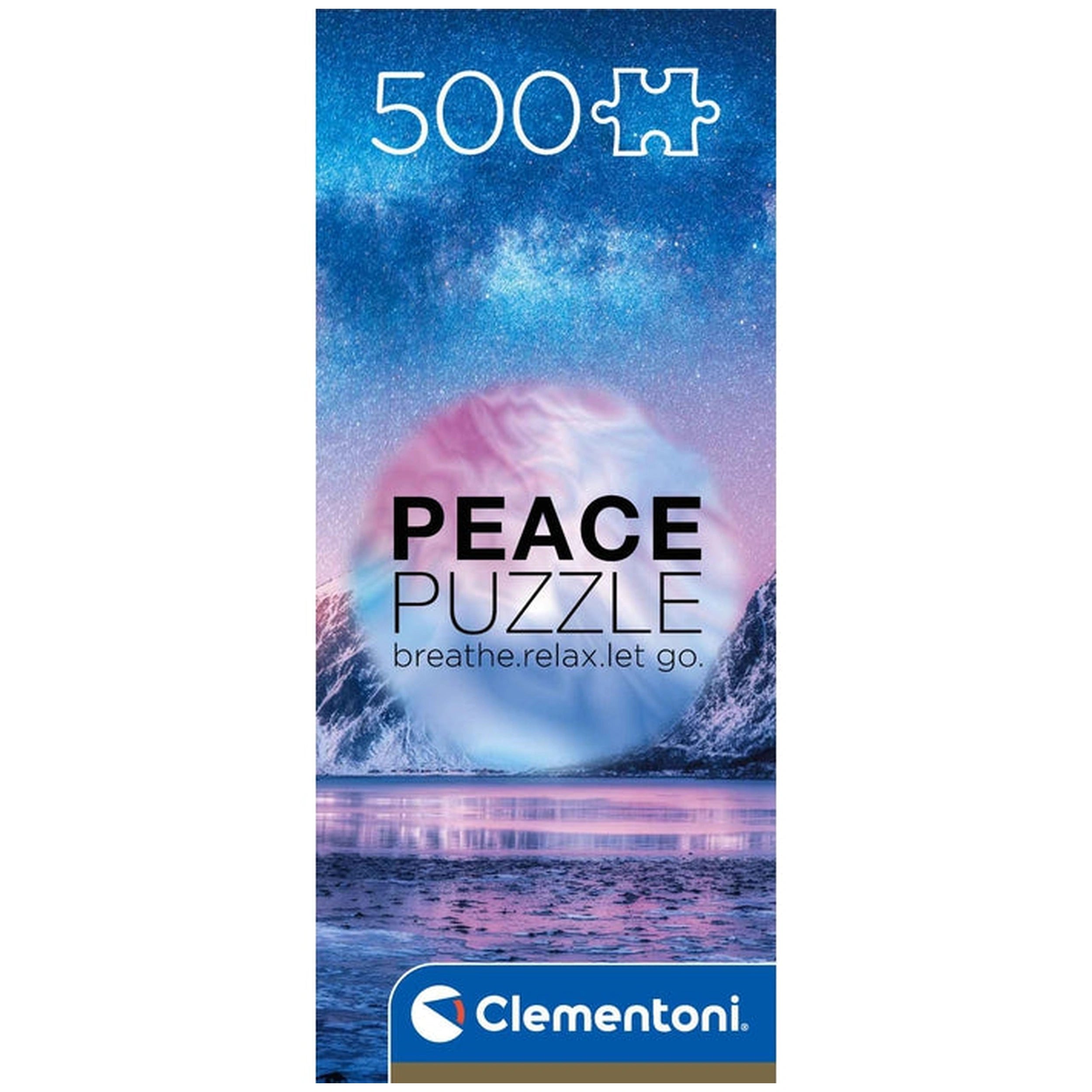 Clementoni Paix - Puzzles 500 pièces bleu clair