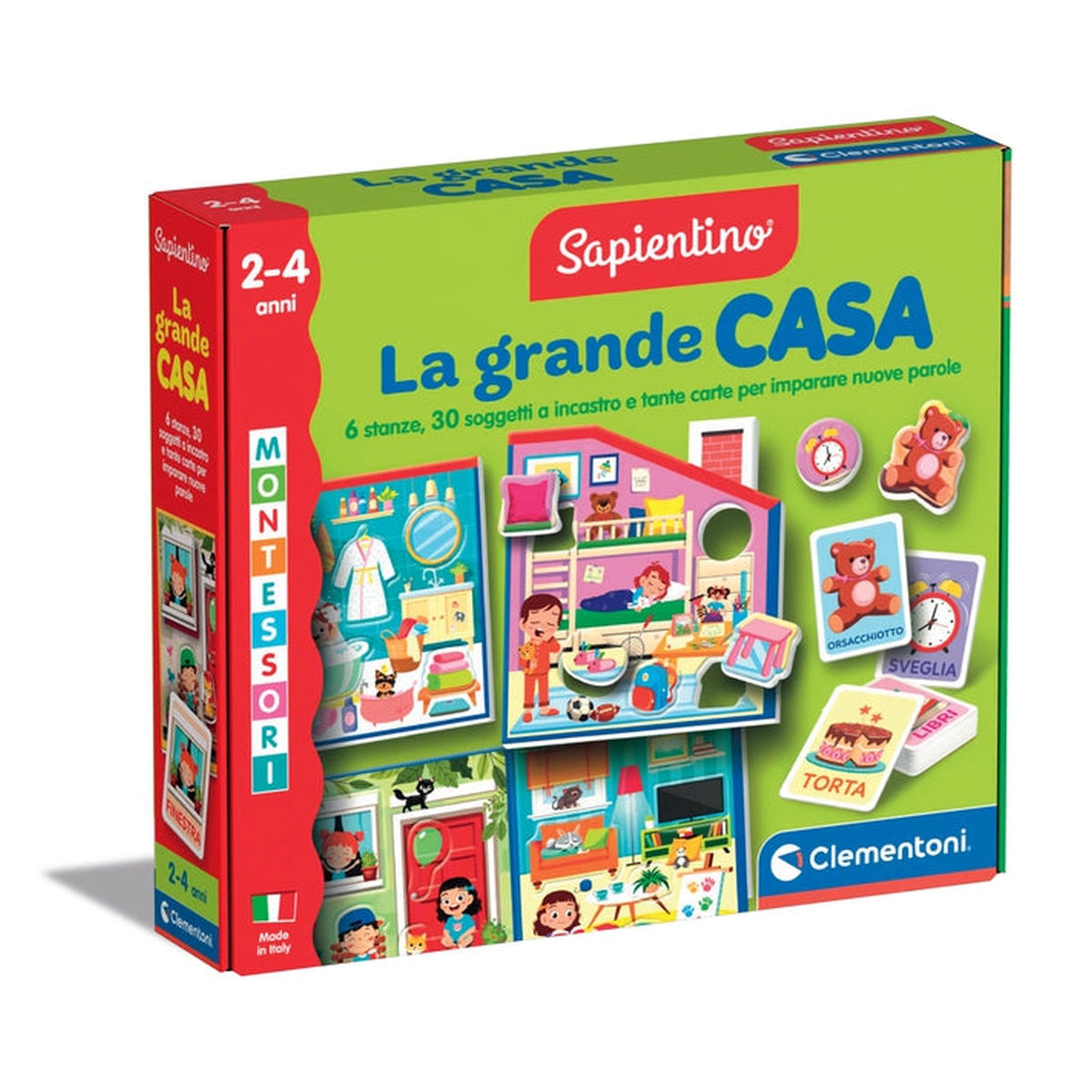 Clementoni - Sapientino - Montessori-La-Grande-Casa - Jouets Éducatifs