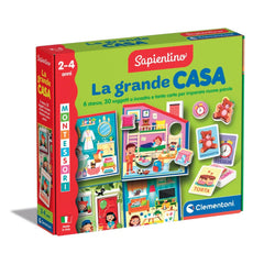 Clementoni - Sapientino - Montessori-La-Grande-Casa - Jouets Éducatifs