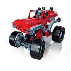 Clementoni Scienza E Gioco Build - Mécanique Construisez 10 Modèles - Ensemble de Construction Monster Truck