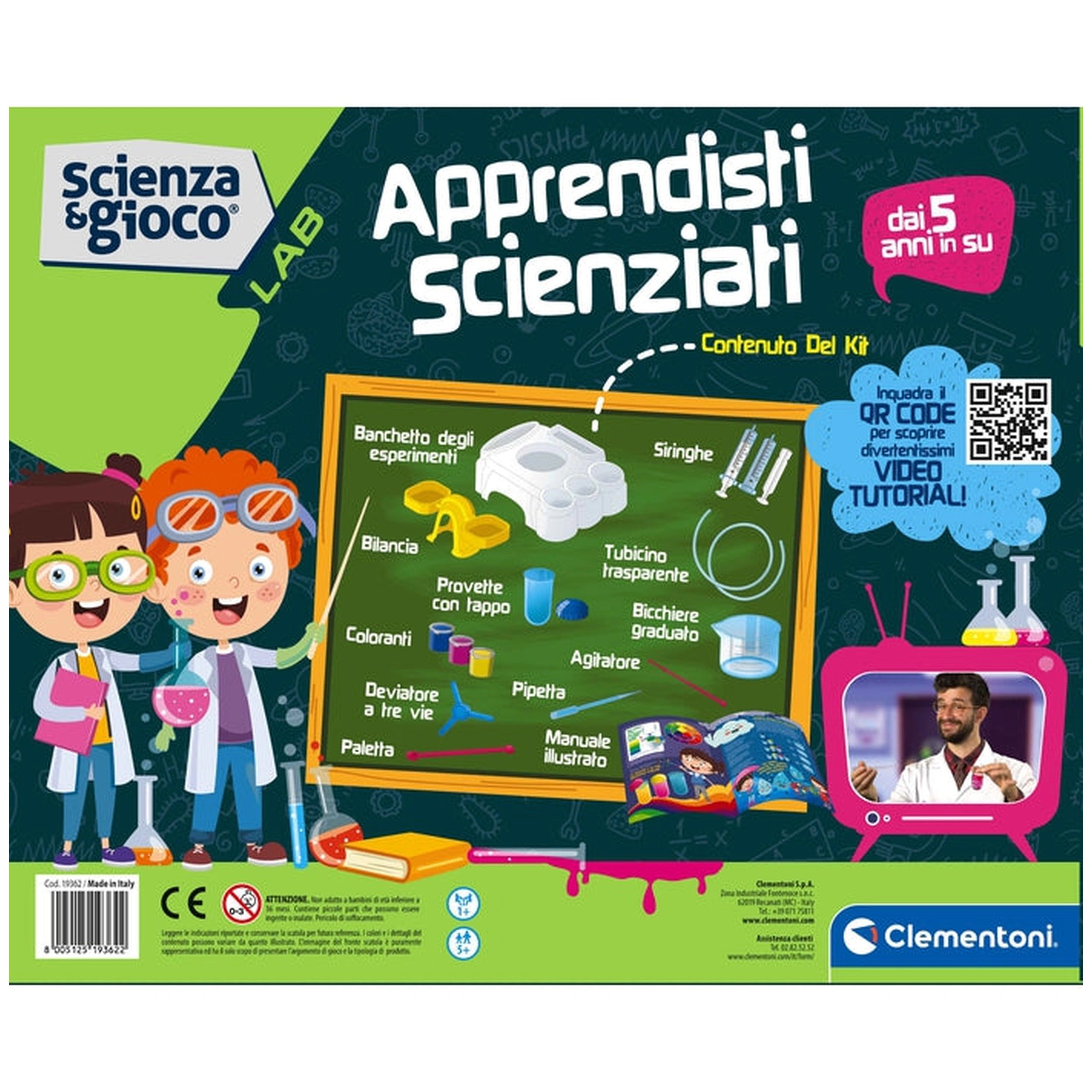 Clementoni Scienza E Gioco Lab - Apprendisti Scienziati Toy Playsets - Italian Edition