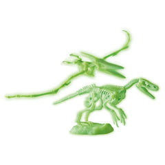 Clementoni Scienza E Gioco Lab - Archeogiocando - 2 En 1 Ptérodactyle Et Vélociraptor Jouets Playsets Lumineux Dans Le Noir