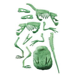 Clementoni Scienza E Gioco Lab - Archeogiocando - 2 En 1 Ptérodactyle Et Vélociraptor Jouets Playsets Lumineux Dans Le Noir