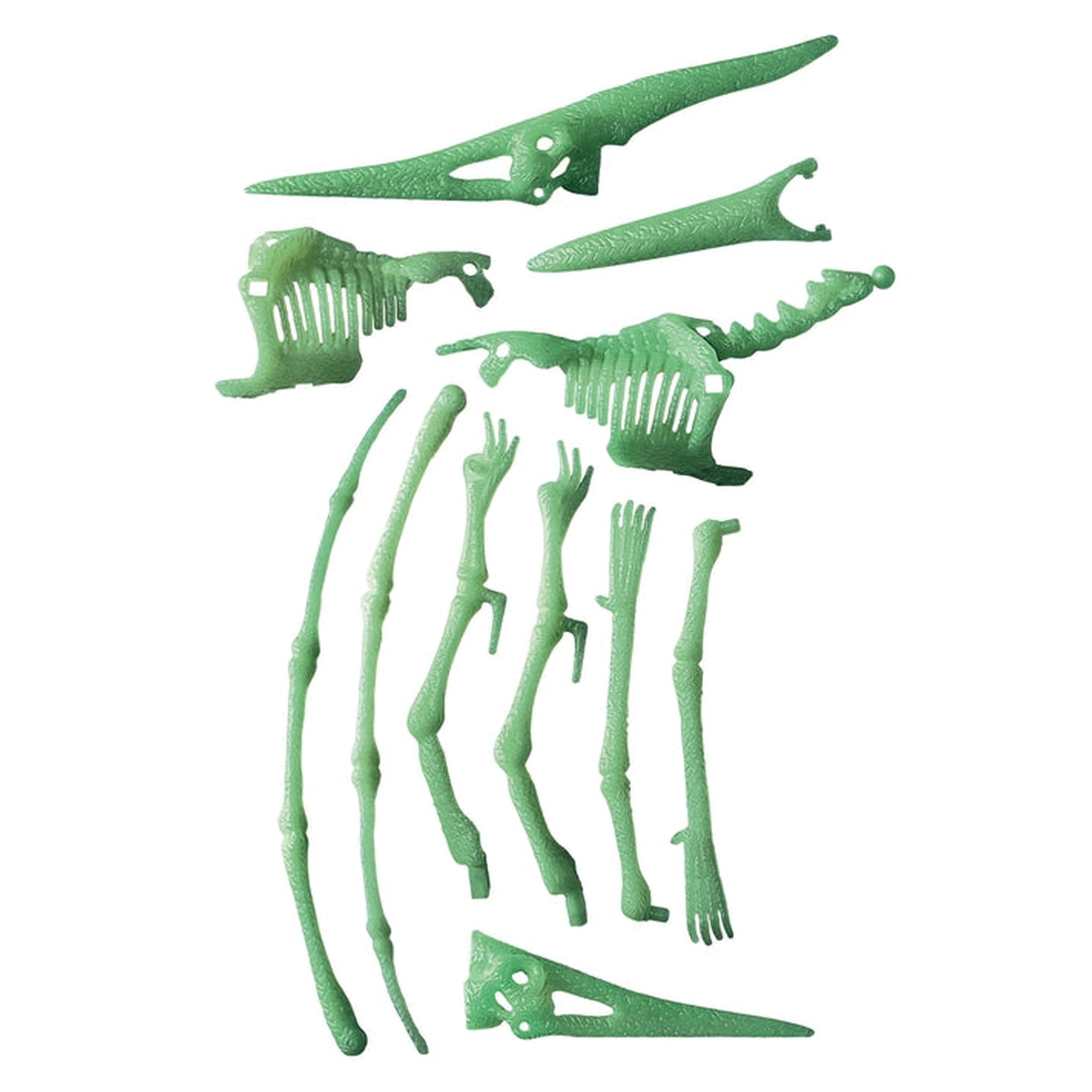 Clementoni Scienza E Gioco Lab - Archeogiocando - 2 En 1 Ptérodactyle Et Vélociraptor Jouets Playsets Lumineux Dans Le Noir