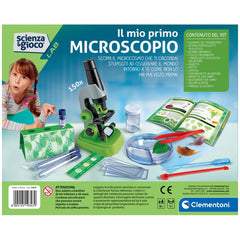 Clementoni Scienza E Gioco Lab - Mon Premier Microscope Jouets Playsets - Édition Italienne