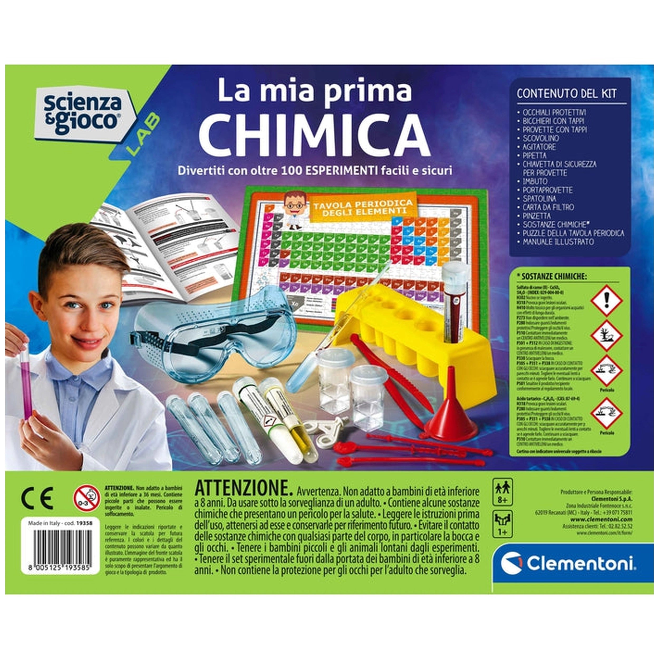 Clementoni Scienza E Gioco Lab - La Mia Prima Chimica Toy Playsets - Italian Edition