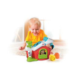 Clementoni - Jouets d'activité sensoriels pour bébés Soft-Clemmy-Touch-Play à la ferme