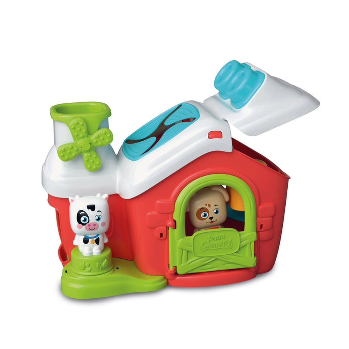 Clementoni - Jouets d'activité sensoriels pour bébés Soft-Clemmy-Touch-Play à la ferme