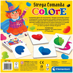 Clementoni - Strega Comanda Colore Jeux de Société - Édition Italienne