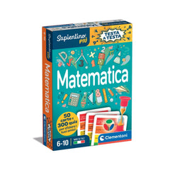 Clementoni - Testa A Testa Jeux de Cartes Mathématiques - Édition Italienne