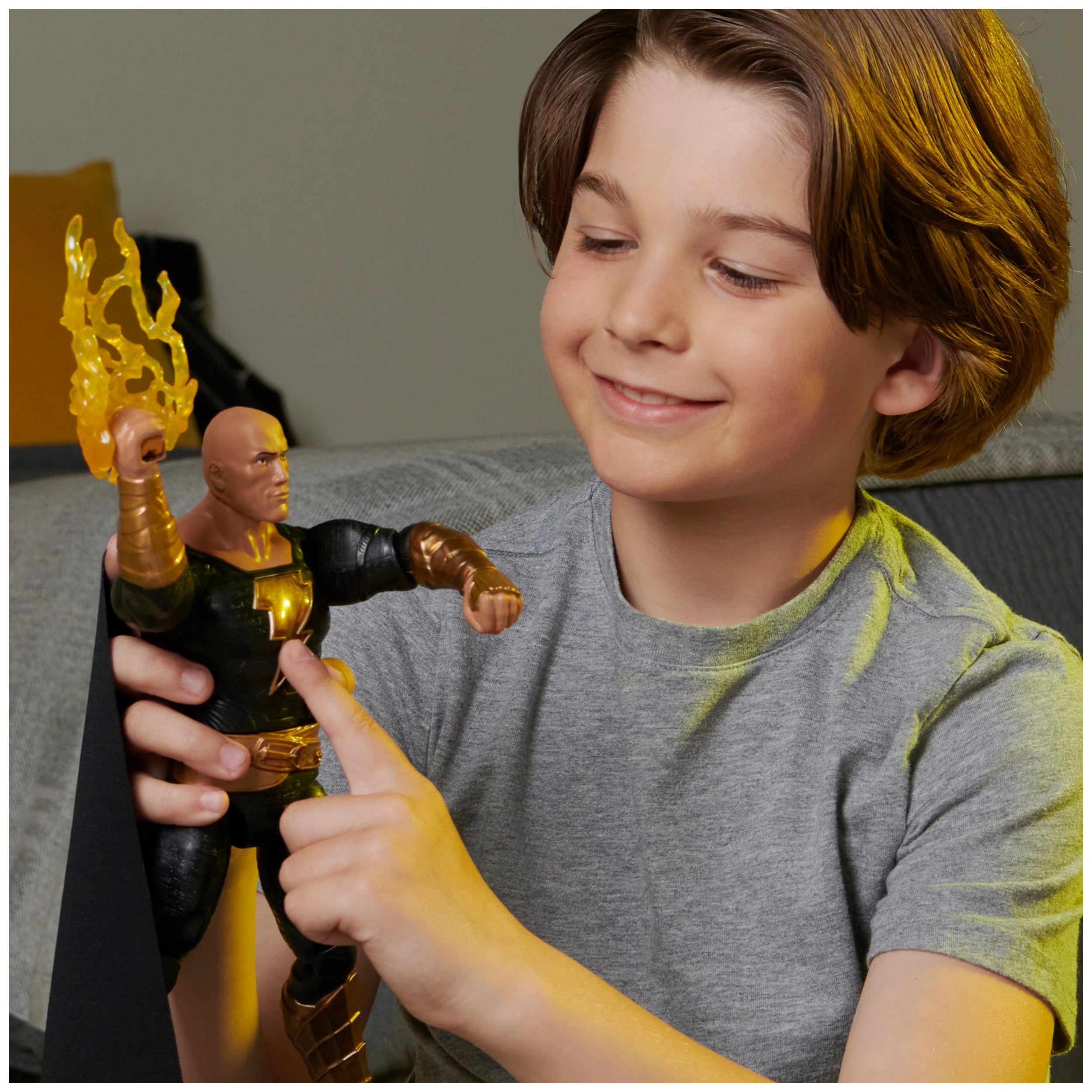 DC Comics Black Adam Action Figure with Sounds 30 cm