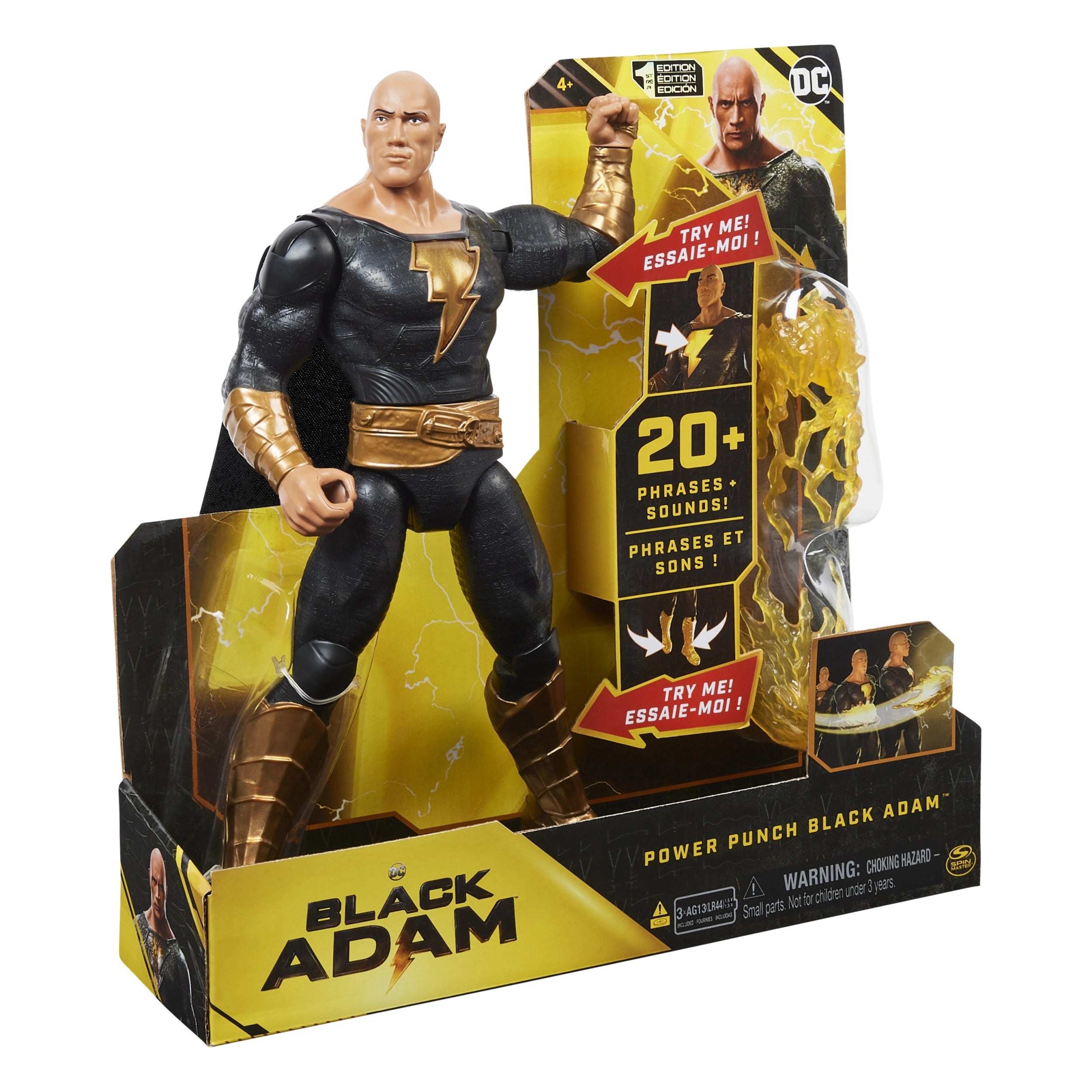 DC Comics Black Adam Action Figure with Sounds 30 cm