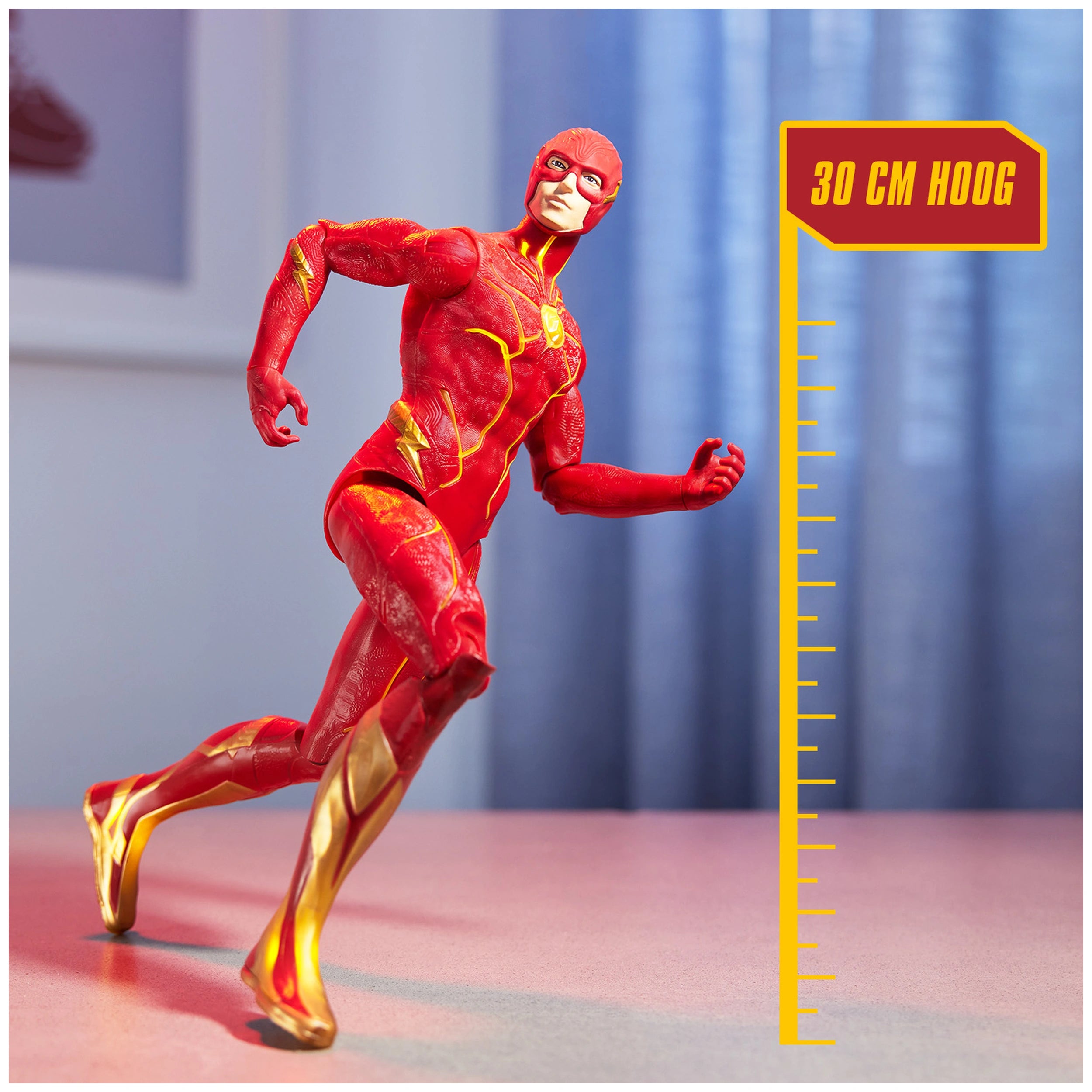 Figurine d'action The Flash de DC Comics Speed Force avec lumières et plus de 15 sons, 30 cm