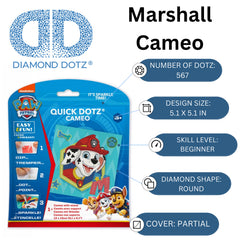 DIAMOND DOTZ - DOTZIES PAW PATROL Marshall Peinture Diamant - Arts et Artisanat