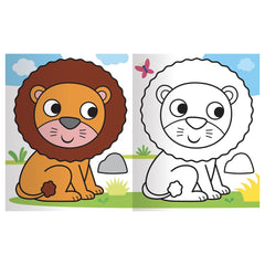 Dami Editore - Colorare - Animali Selvaggi - Books Age +4 - DME53180A - Italian Edition