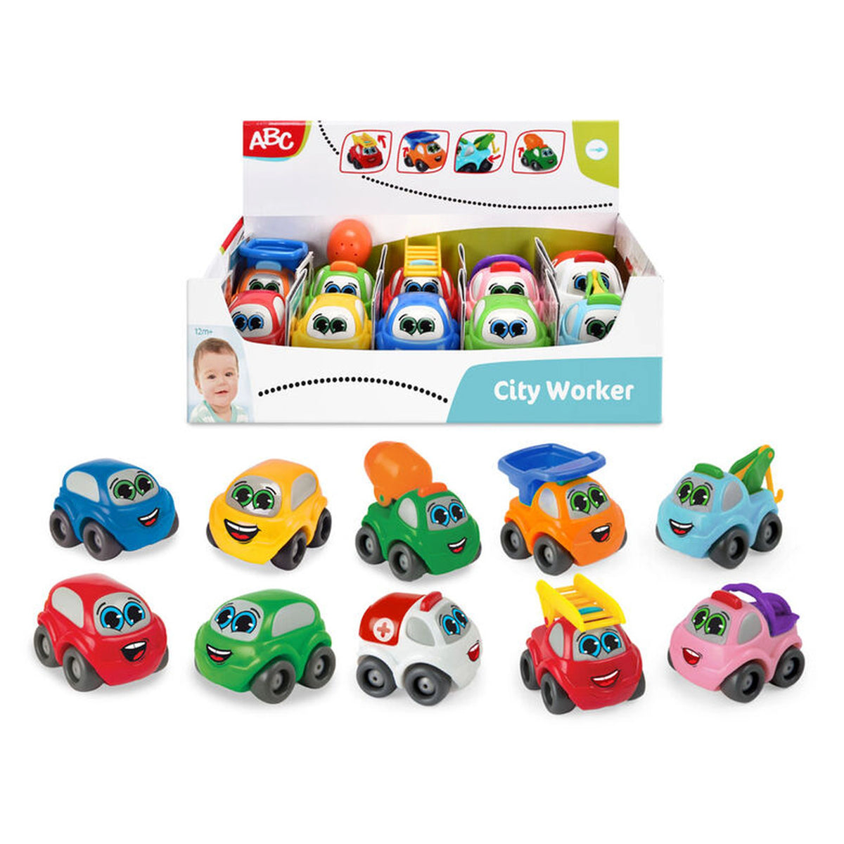 Dickie - Véhicules de jeu assortis Abc City Worker