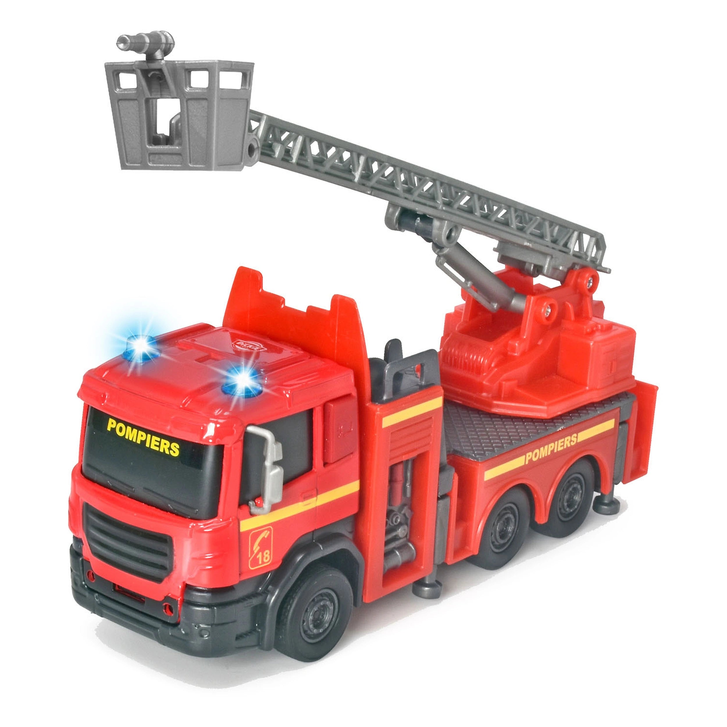 Dickie - Assortiment de Véhicules de Secours Incendie avec Lumières et Sons
