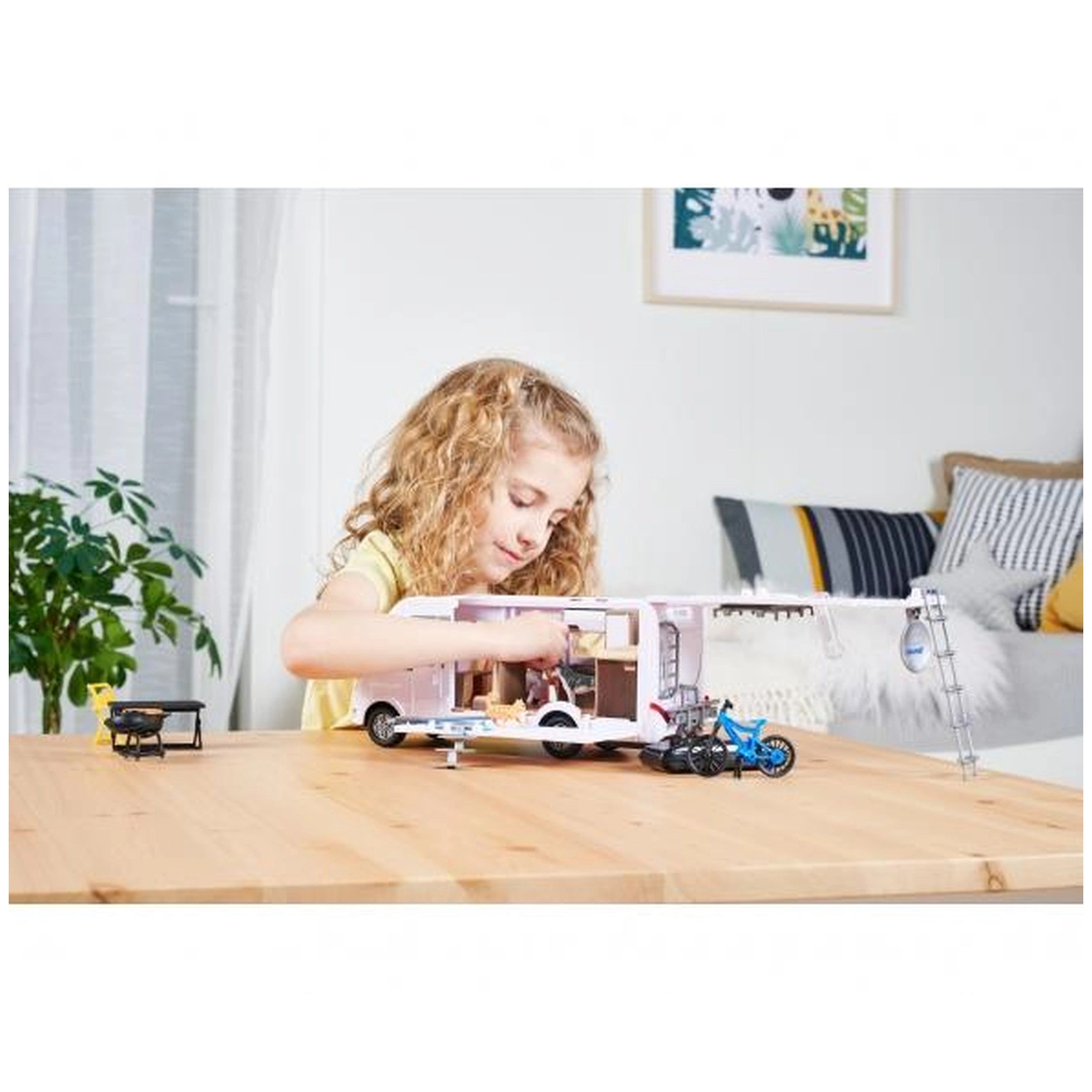 Dickie - Set de jeux de véhicules de camping Hymer Pop Up