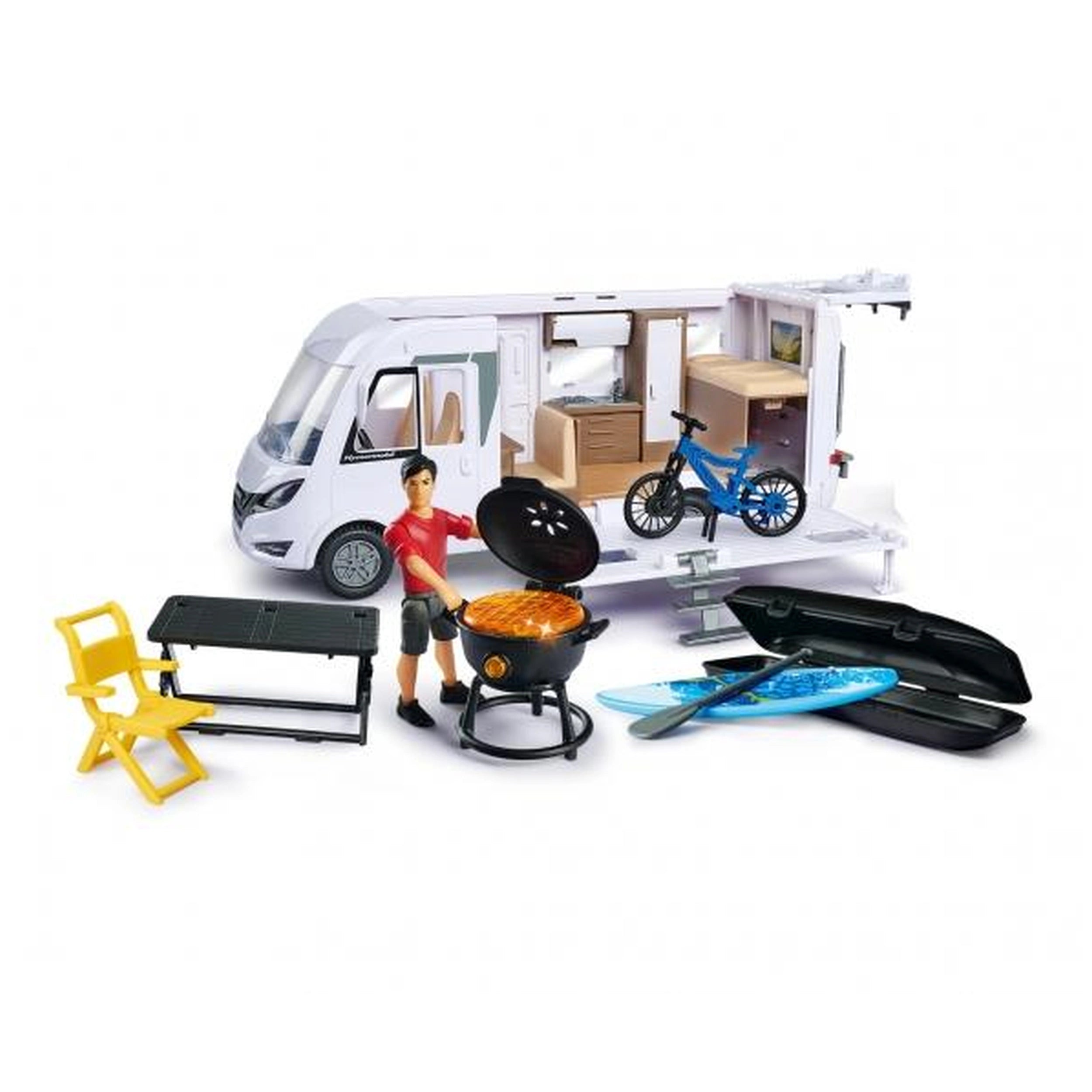 Dickie - Set de jeux de véhicules de camping Hymer Pop Up