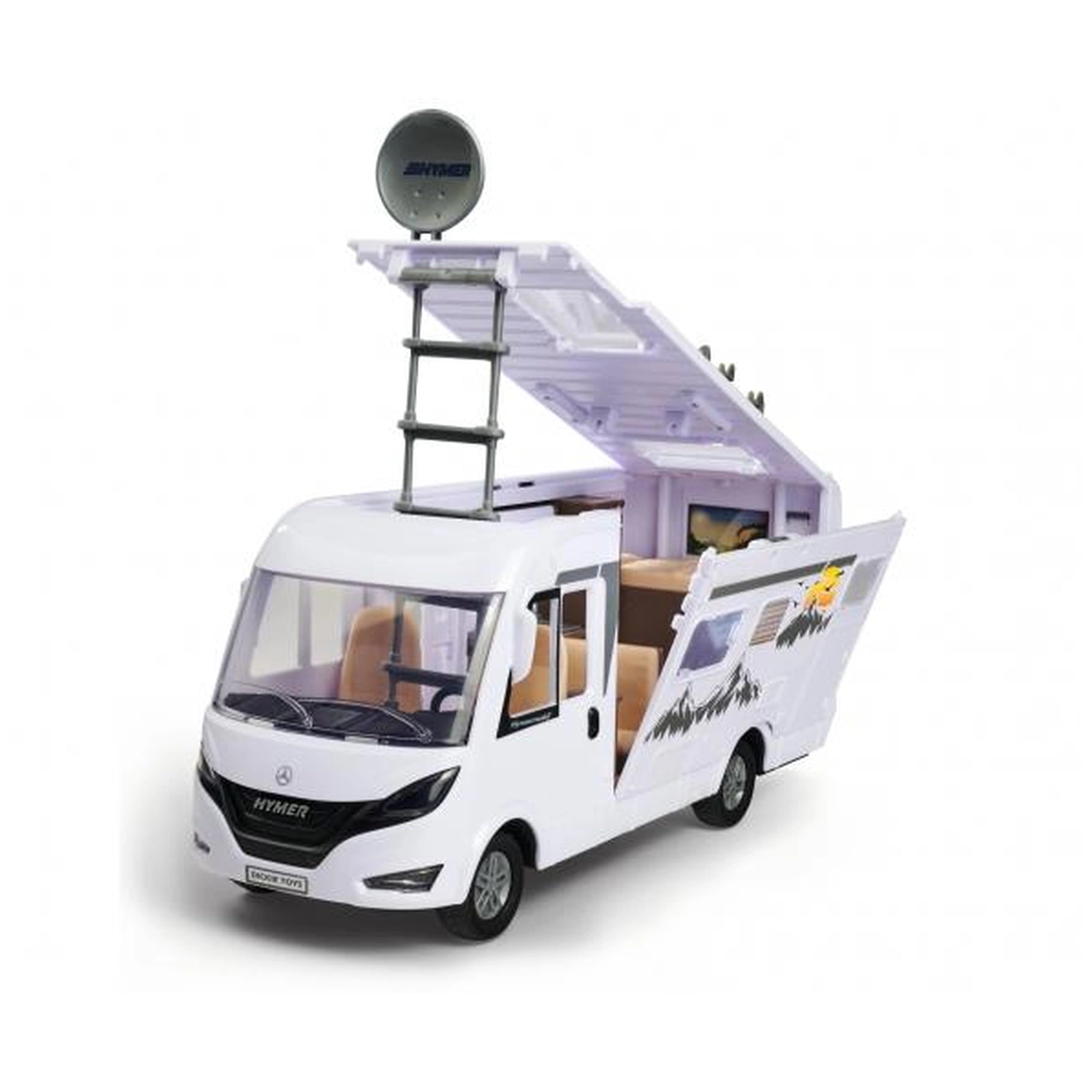Dickie - Set de jeux de véhicules de camping Hymer Pop Up