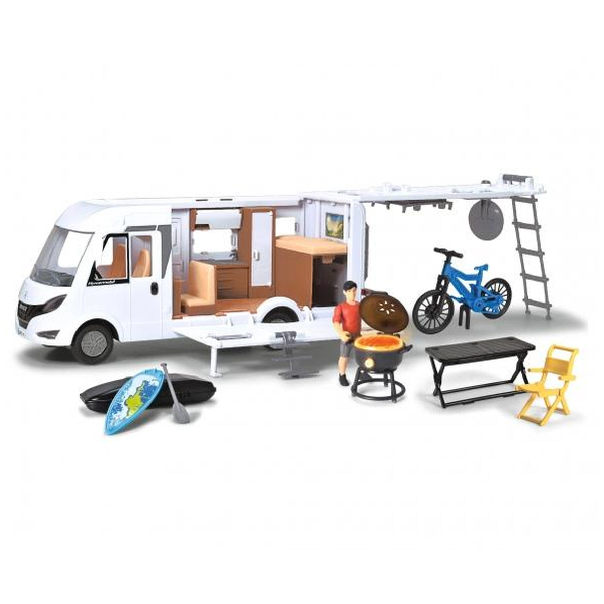 Dickie - Set de jeux de véhicules de camping Hymer Pop Up