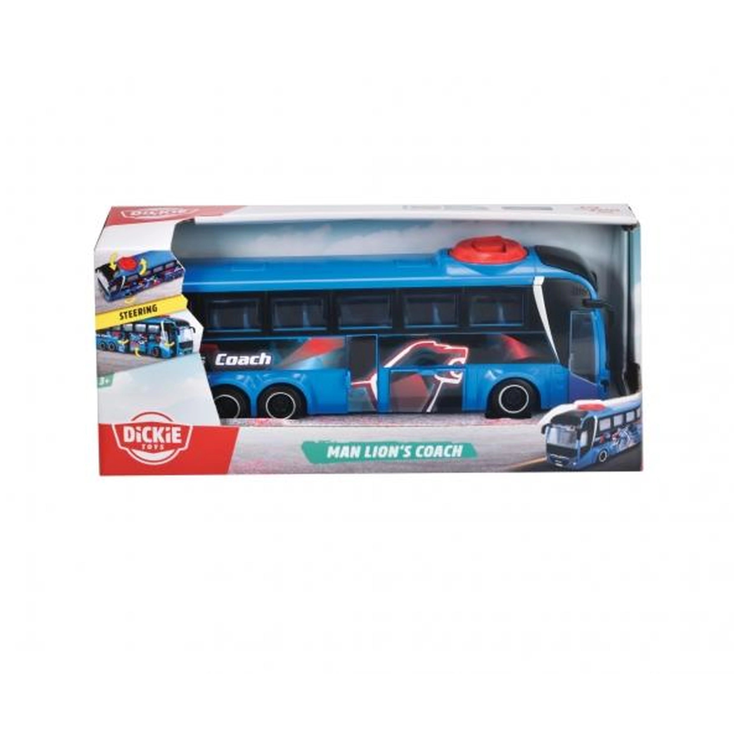 Dickie - Man Lions Coach Play Vehicles