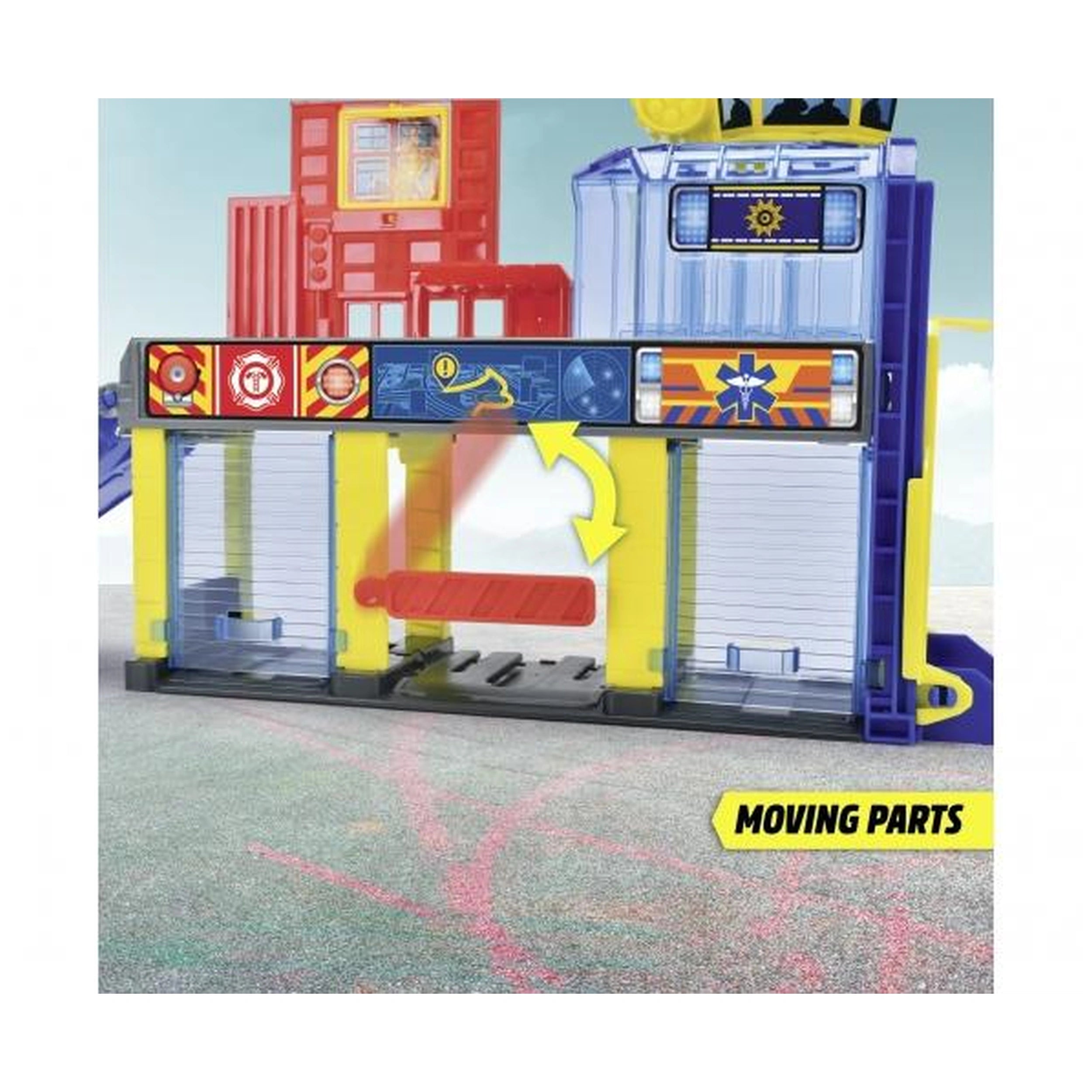 Dickie - Micro Sos Station Toy Playsets