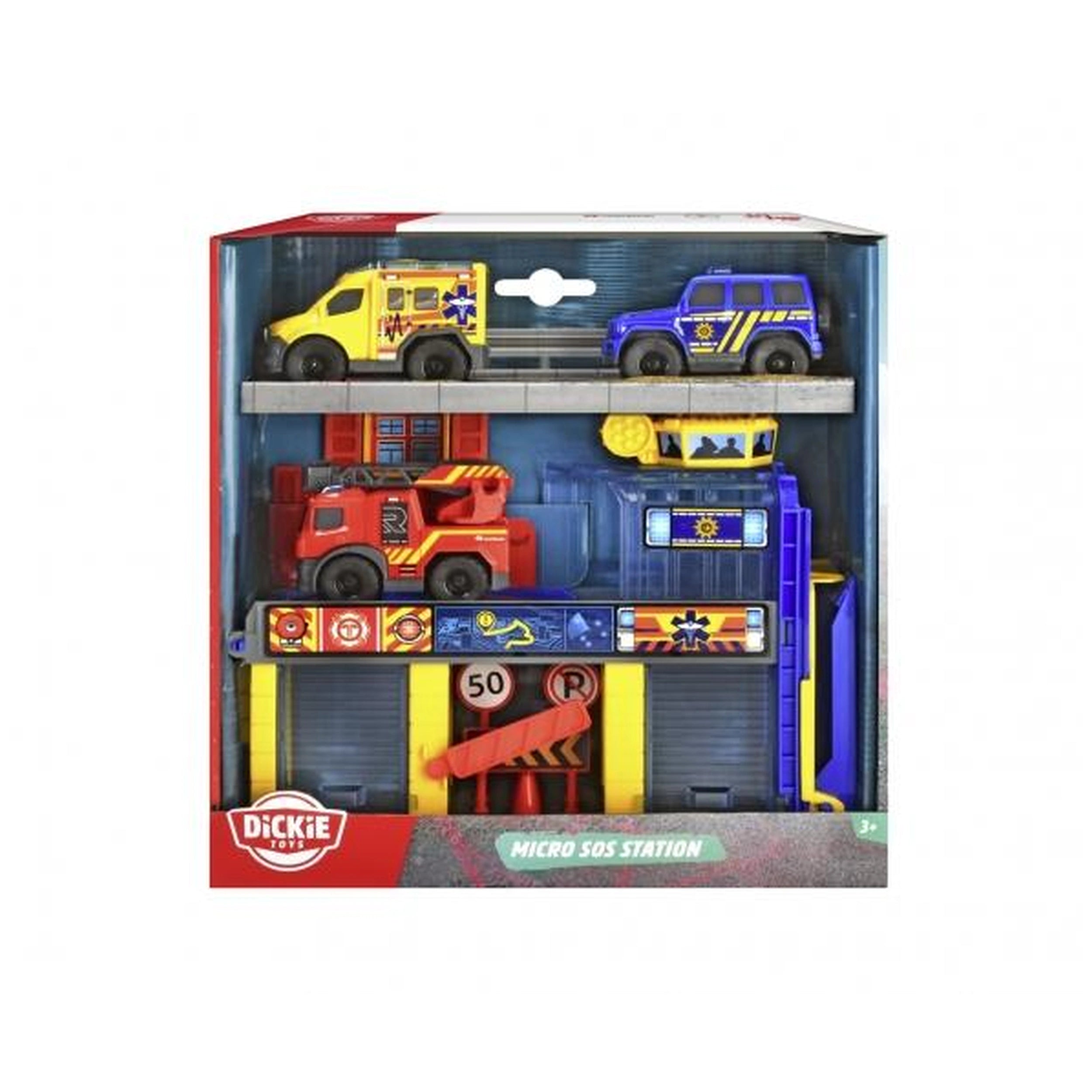 Dickie - Micro Sos Station Toy Playsets