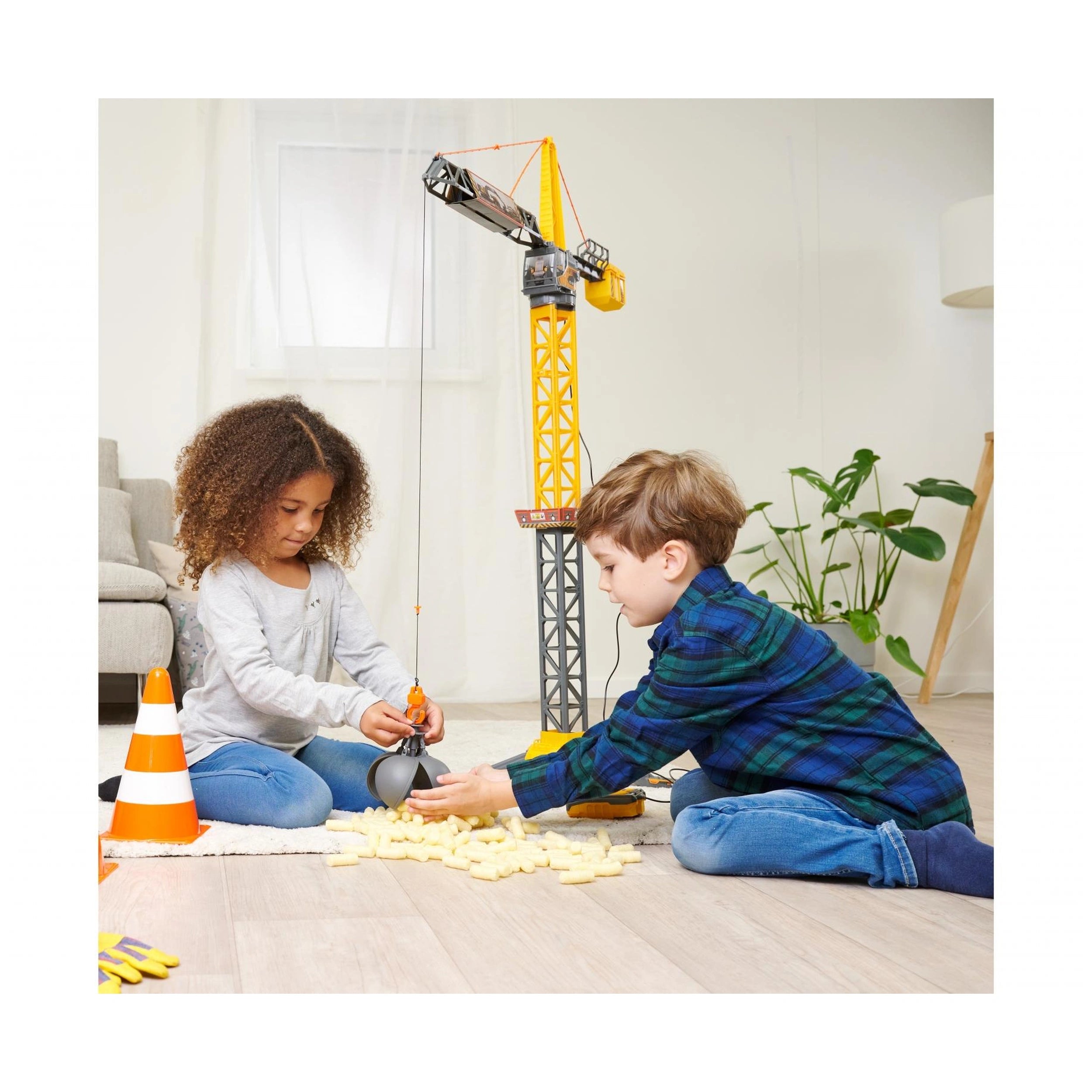 Dickie-Toys - Véhicule de jeu Mighty-Crane
