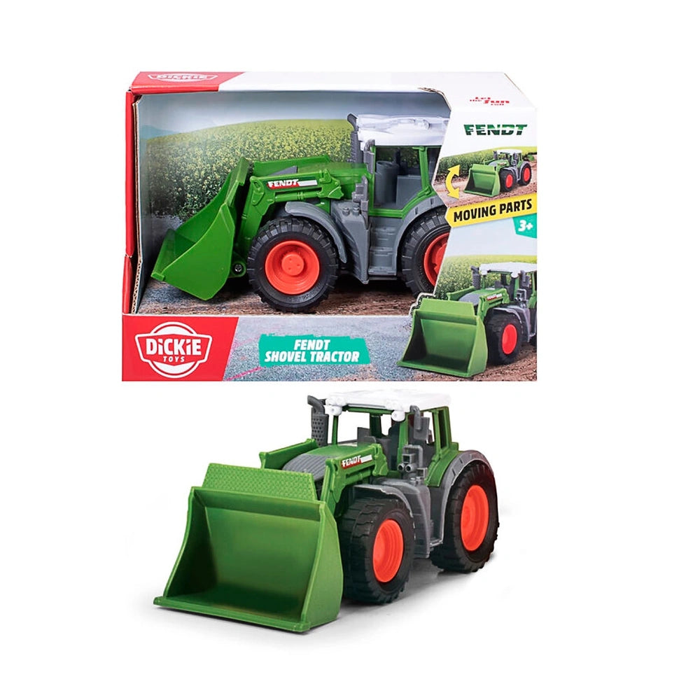 Dickie - Play Vehicles - Fendt Shovel Tractor - Interactive Toy - 3 Yrs