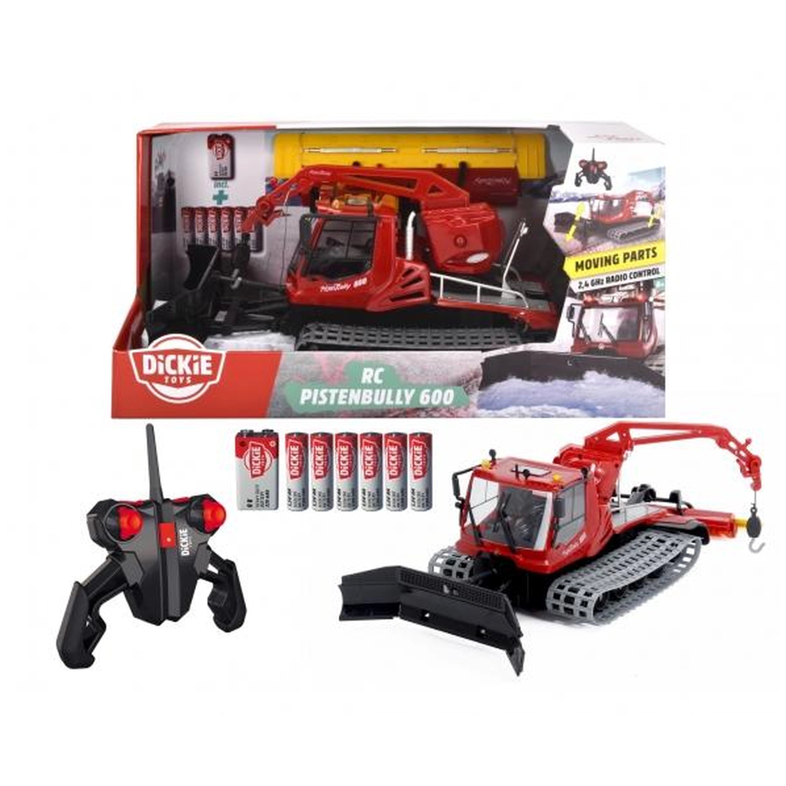 Dickie - Véhicules de jeu Pistenbully 600 télécommandés