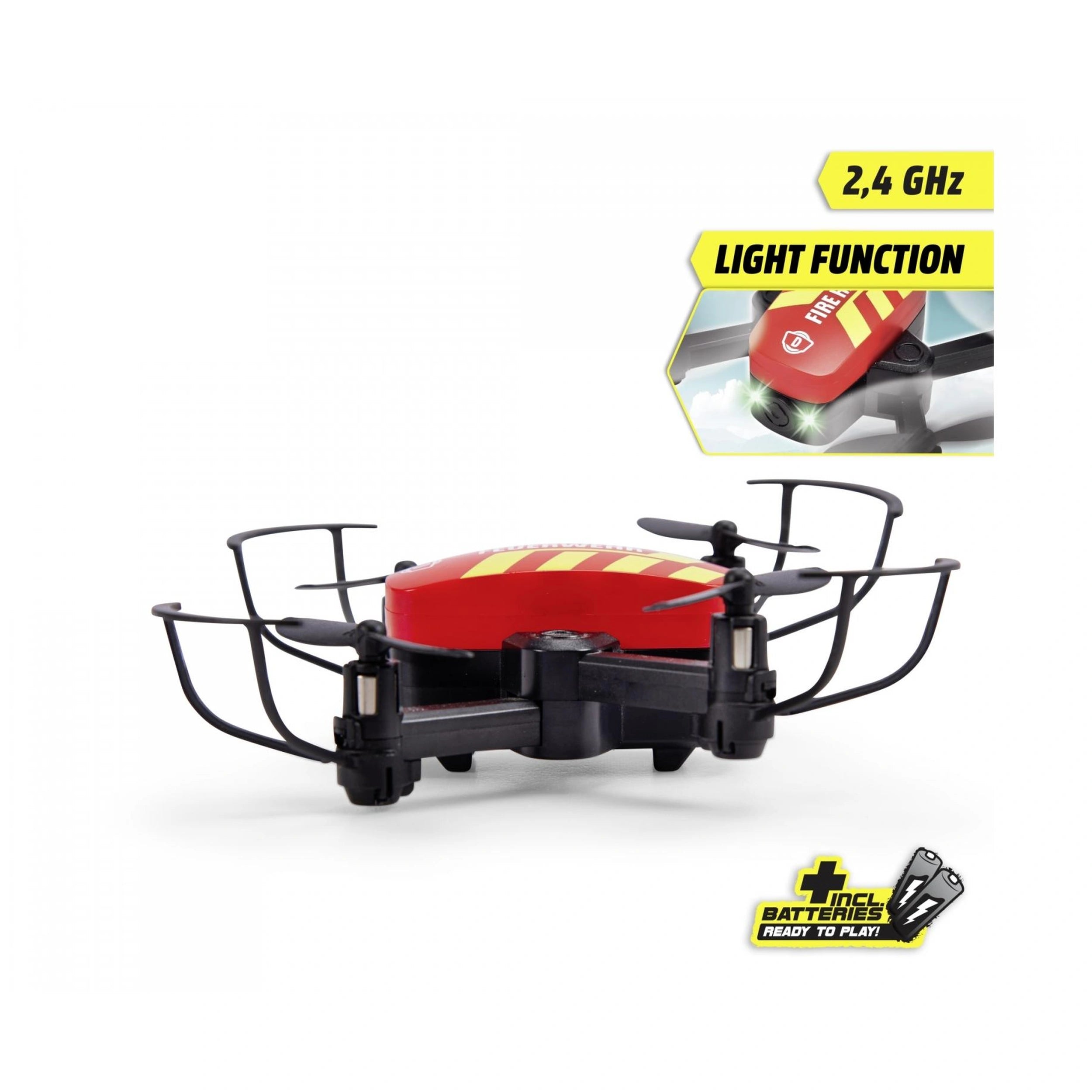 Dickie Toys - Drone de Pompiers RC - Jouez avec des Véhicules RC