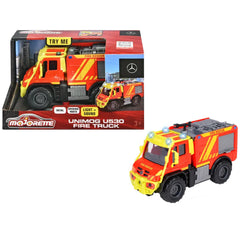 Dickie - Camion de pompier Unimog U530 avec lumières et sons véhicules de jeu